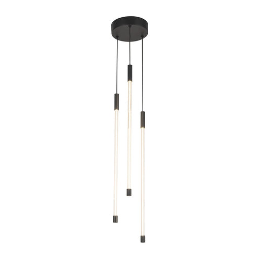 Kuzco Motif 21" LED Multi Pendant, Black - MP75221-BK-UNV