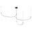 Kuzco Talis 90" LED Multi Pendant, Black - MP89390-BK-UNV