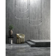 Kuzco Talis 70" LED Multi Pendant/80W, Black - MP89570-BK-UNV