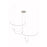 Kuzco Talis 70" LED Multi Pendant, Brushed Nickel - MP89570-BN-UNV