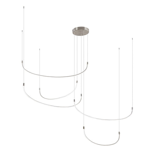 Kuzco Talis 90" LED Multi Pendant, Brushed Nickel - MP89590-BN-UNV