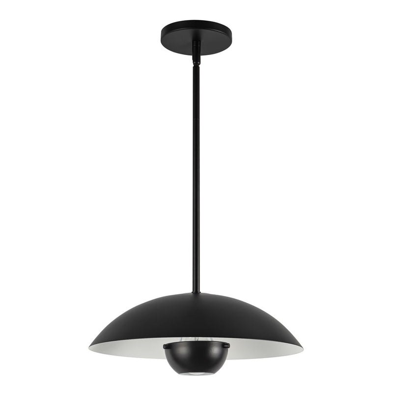 Kuzco Umbra 14" Black Pendant, Black