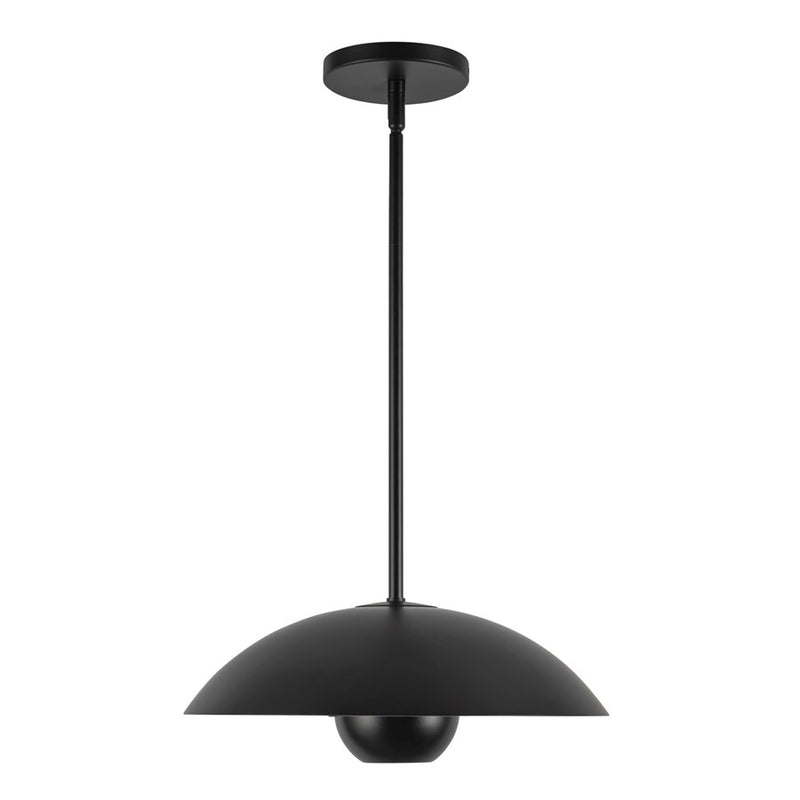 Kuzco Umbra 14" Black Pendant, Black