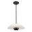 Kuzco Umbra 14" Blk Pendant, Opal Glass/Blk - PD11914-OP-BK