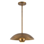 Kuzco Umbra 14" Brass Pendant, Vintage Brass - PD11914-VB