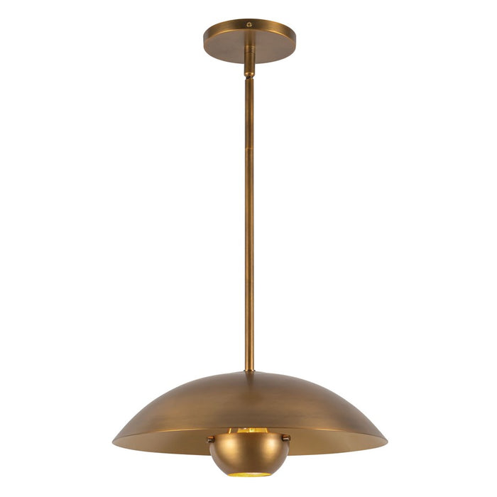 Kuzco Umbra 14" Brass Pendant, Vintage Brass - PD11914-VB