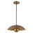 Kuzco Umbra 14" Brass Pendant, Vintage Brass