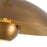 Kuzco Umbra 14" Brass Pendant, Vintage Brass