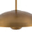Kuzco Umbra 14" Brass Pendant, Vintage Brass