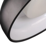 Kuzco Beacon 24in LED Pendant | Black Steel and Opal Glass | Kitchen Island & Dining Room | 24 x 5.88 in | Model PD13124-BK
