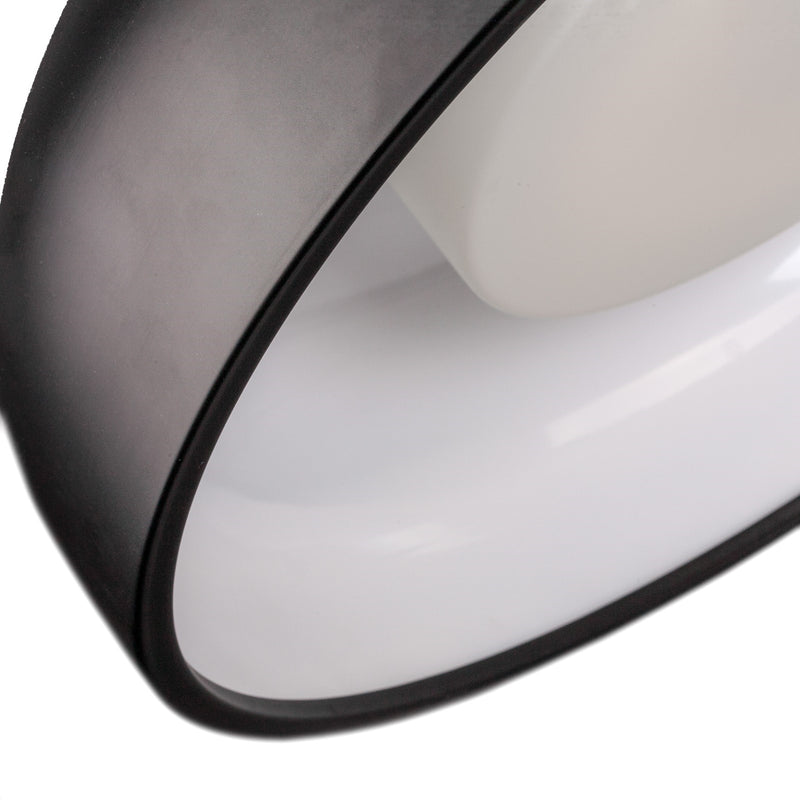 Kuzco Beacon 24in LED Pendant | Black Steel and Opal Glass | Kitchen Island & Dining Room | 24 x 5.88 in | Model PD13124-BK