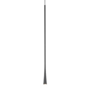 Kuzco Taper 32in LED Pendant | Modern Black Aluminum and Acrylic Lens | Kitchen Island & Dining Room | 1.25 x 1.25 x 31.5 in | Model PD15832-BK
