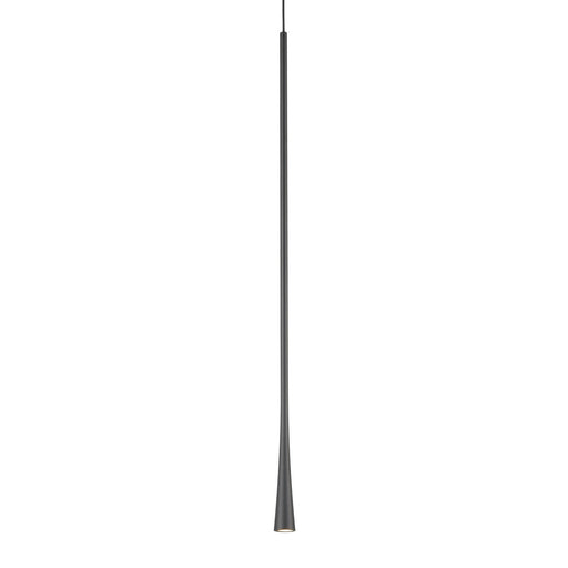 Kuzco Taper 32in LED Pendant | Modern Black Aluminum and Acrylic Lens | Kitchen Island & Dining Room | 1.25 x 1.25 x 31.5 in | Model PD15832-BK