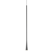 Kuzco Taper 32in LED Pendant | Modern Black Aluminum and Acrylic Lens | Kitchen Island & Dining Room | 1.25 x 1.25 x 31.5 in | Model PD15832-BK