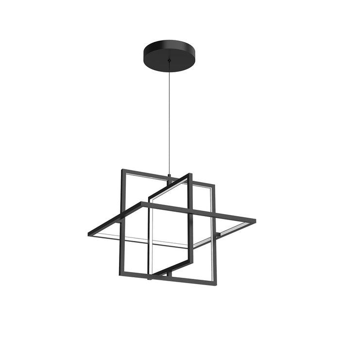 Kuzco Mondrian 20"LED Pendant, Black - PD16320-BK-UNV