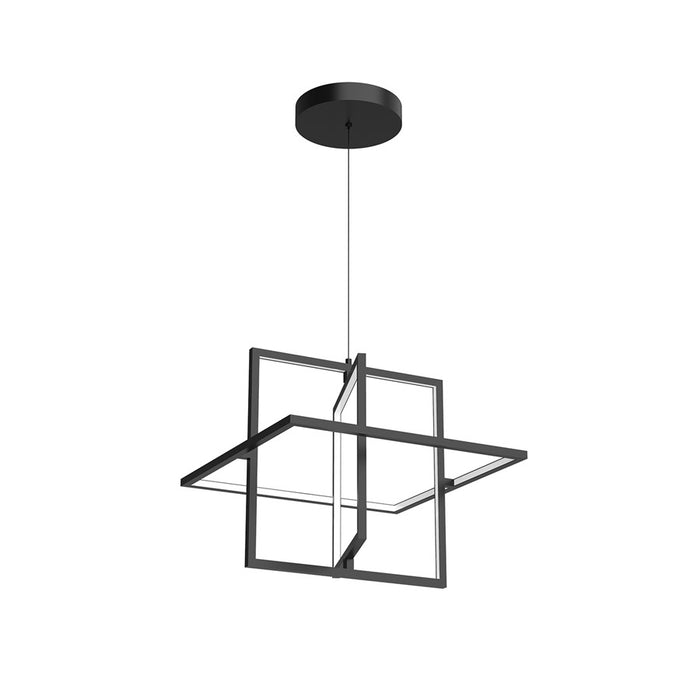 Kuzco Mondrian 20"LED Pendant, Black
