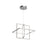 Kuzco Mondrian 20" Pendant, Brushed Nickel