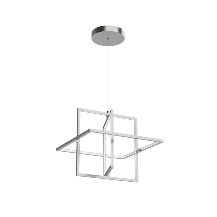 Kuzco Mondrian 20" Pendant, Brushed Nickel