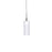 Kuzco Stylo 4" LED Pendant, Brushed Nickel/Frosted Glass
