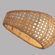 Kuzco Lanai 2-Head LED Pendant | Coastal Black Rattan and Opal Glass | Covered Patio & Dining Room | 7.38 x 7.38 x 5.62 in | Model PD20602-BK-OP
