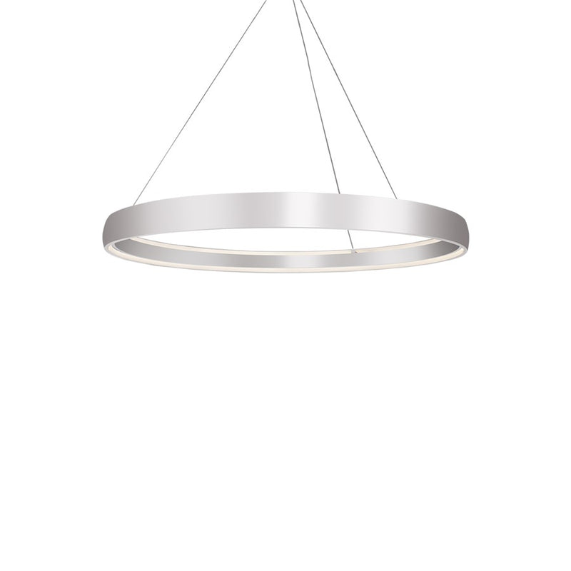 Kuzco Halo 53"LED Pendant, Brushed Silver - PD22753-BS-UNV-010