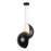 Kuzco Void 24" Black Dimmable LED Pendant, Black