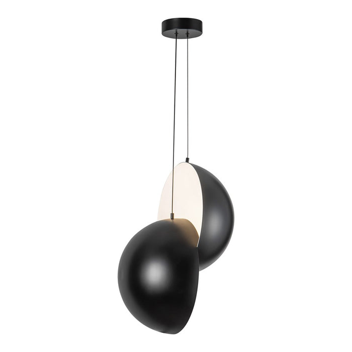 Kuzco Void 24" Black Dimmable LED Pendant, Black