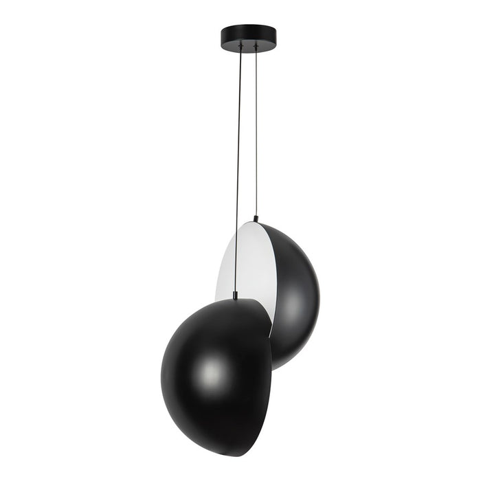 Kuzco Void 24" Black Dimmable LED Pendant, Black
