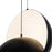 Kuzco Void 24" Black Dimmable LED Pendant, Black