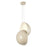 Kuzco Void 24" Pearl White Dimmable LED Pendant, Pearl White