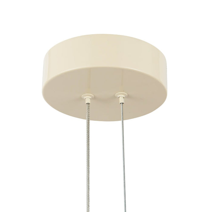 Kuzco Void 24" Pearl White Dimmable LED Pendant, Pearl White