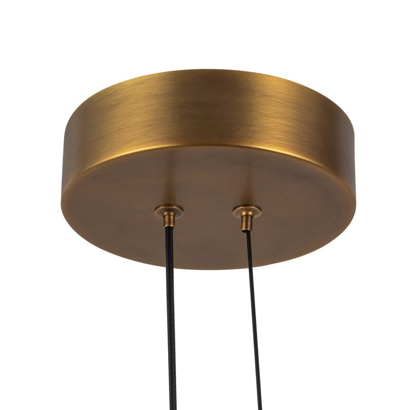 Kuzco Void 24" Vintage Brass Dimmable LED Pendant, Vintage Brass