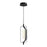 Kuzco Hilo 5"LED Pendant, Black/Clear Glass Shade - PD28515-BK-UNV
