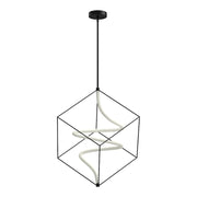 Kuzco Script 26" Pendant, Black - PD29226-BK-UNV