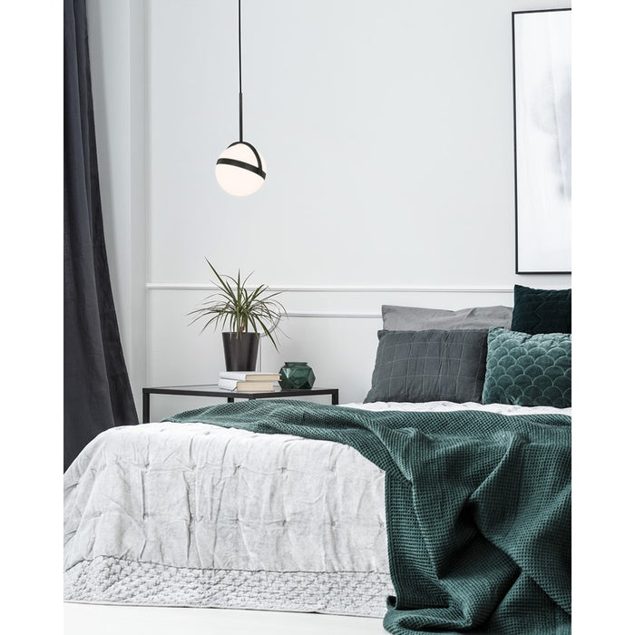 Alora Globo 7" LED Pendant, Black - PD301001MB-UNV