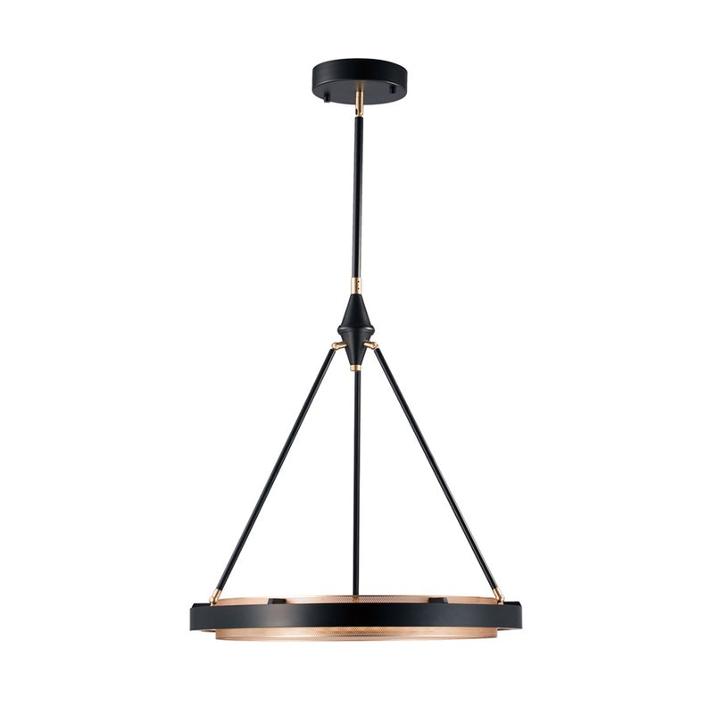 Kuzco Duo 24"LED Pendant, Classic Black/Gold Shimmer - PD302724CBGS-UNV-010