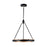 Kuzco Duo 24"LED Pendant, Classic Black/Gold Shimmer - PD302724CBGS-UNV-010