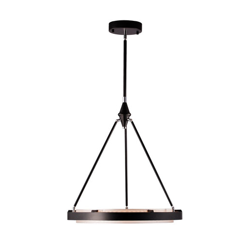 Kuzco Duo 24"LED Pendant, Classic Black/Silver Shimmer - PD302724CBSS-UNV-010