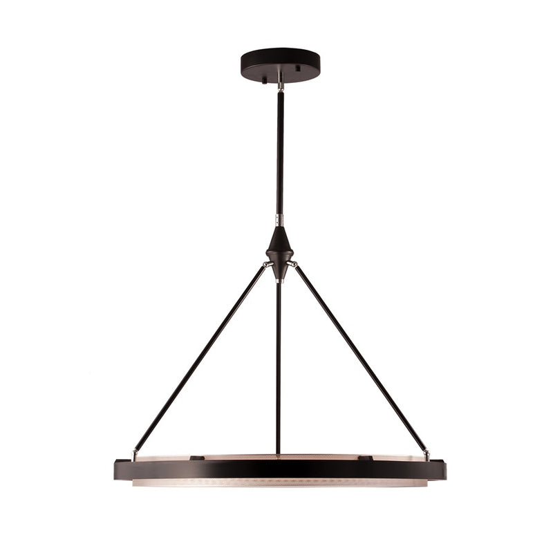 Kuzco Duo 32"LED Pendant, Classic Black/Silver Shimmer - PD302732CBSS-UNV-010