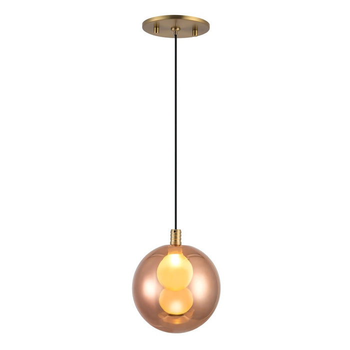 Kuzco Bolla 6" Gold Dim LED Pendant, Brushed Gold/Copper - PD3106-BG-CP