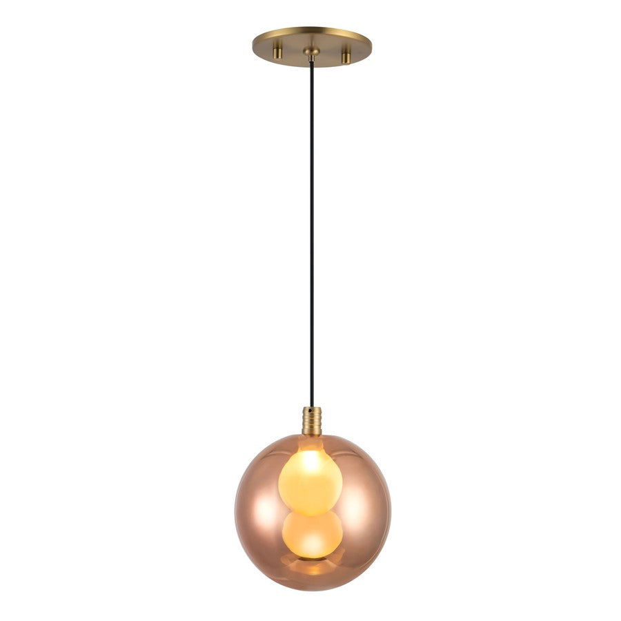 Kuzco Bolla 6" Gold Dim LED Pendant, Brushed Gold/Copper - PD3106-BG-CP