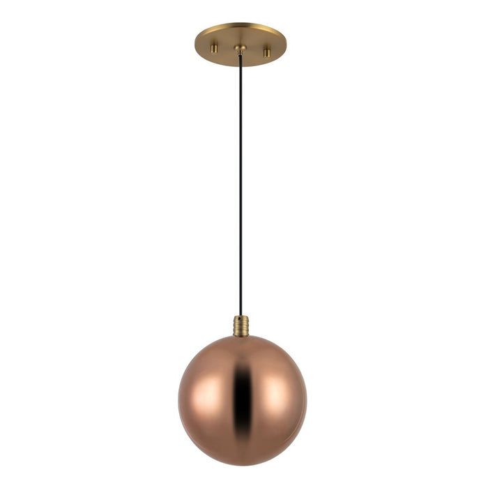 Kuzco Bolla 6" Gold Dimmable LED Pendant, Brushed Gold/Copper