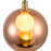 Kuzco Bolla 6" Gold Dimmable LED Pendant, Brushed Gold/Copper