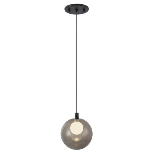 Kuzco Bolla 6" Blk Dim LED Pendant, Blk/Smoked - PD3106-BK-SM