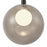 Kuzco Bolla 6" Black Dimmable LED Pendant, Black/Smoked