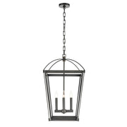 Kuzco Alora Manor 16in 4-Light Pendant | Urban Bronze and Solid Brass | Dining Room & Kitchen Island | 16.5 x 16.5 x 26.5 in | Model PD312217UB