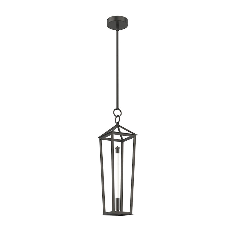 Kuzco Delphine 1-Light LED Pendant | Urban Bronze and Clear Glass Birdcage | Kitchen Island & Dining Room | 630lm 2700K 90CRI | Model PD317120UB