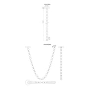 Kuzco Marni 24-Head LED Pendant | Polished Nickel Aluminum and Clear Carved Acrylic | Dining Room & Living Room | Model PD321724PN-RT