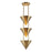 Kuzco Versus 10-in Brass Pendant, Patina Brass - PD341328PTB