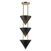 Kuzco Versus 10-in Black Pendant, Urban Brz - PD341328UB